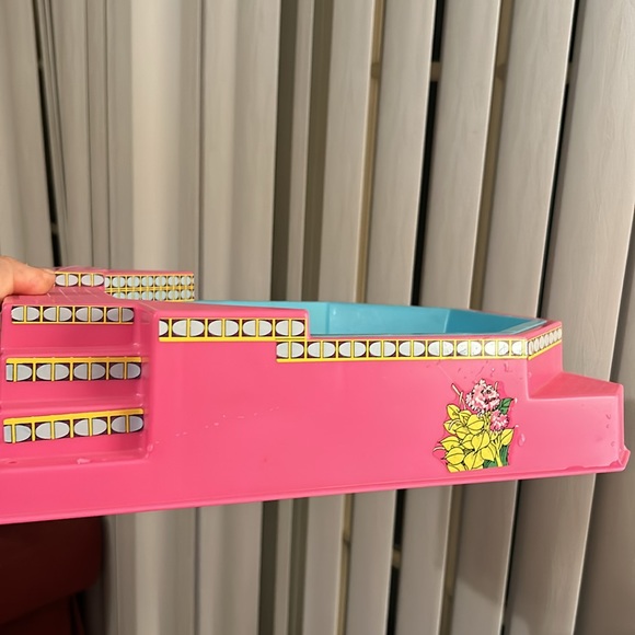 Vintage 1983 Barbie BUBBLING SPA Playset Hot Tub 7145 w/ Original Box Incomplete - Picture 13 of 16